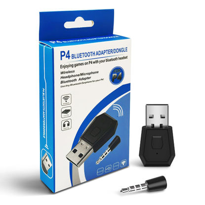 Picture of Generic Mini USB Bluetooth Adapter, USB Dongle Headphone and Microphone Receiver and Transmitter for PS4 (Black)