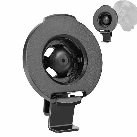 Picture of YiePhiot GPS Mount for Garmin Nuvi Garmin Universal Mount Connects Suction Cup with Unit, Garmin GPS Accessories Bracket Cradle Holder Compatible with Nuvi 2577LT 42LM 44 52LM 54 55LMT 56 2457 2497