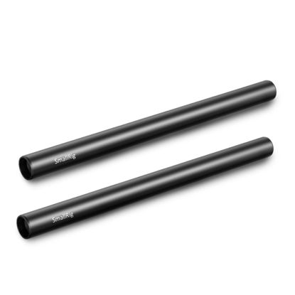 Picture of SmallRig 12 Inches (30 cm) Aluminum Alloy 15mm Rod with M12 Female Thread, Pack of 2-1053