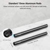 Picture of SmallRig 12 Inches (30 cm) Aluminum Alloy 15mm Rod with M12 Female Thread, Pack of 2-1053