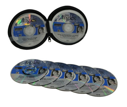 Picture of Topics Learn to Speak Ingles ( Spanish to English ) Language 8 Audio CDs - Listen in Your car