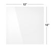 Picture of 12" x 12" Acrylic Surfaces for Photography, White and Black Reflective Double Sided Display Boards for Product Photography, Studio Tabletop Photography