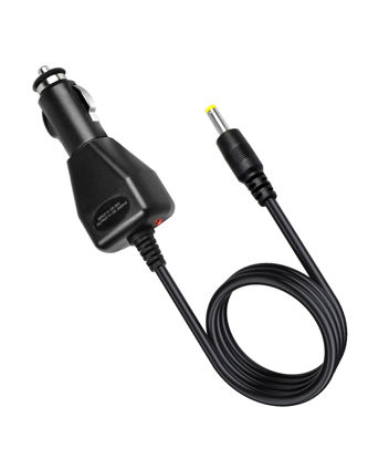 Picture of DC 12V Car Charger for Portable DVD Player, Replacement Car Cigarette Lighter Adapter Power Cord for Sylvania/DBPOWER/UEME/HDJUNTUNKOR/DRJ Portable DVD, 6ft Extra Long (12V - 24V in)