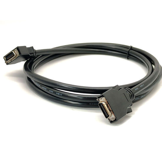 Picture of GXMRHWY SCSI MDR 20Pin Male to Male Straight Snap Type Connector with Servo Cable 2M