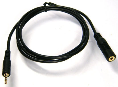 Picture of NSI 3' Remote Extension Cable for LANC, DVX and Control-L Cameras and Camcorders from Canon, Sony, JVC, Panasonic