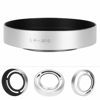 Picture of Oumij1 Hollow Metal Lens Hood - Compact Lens Hood - Detachable Camera Lens Hood - for Fuji X10/X20/X30 Camera(Silver)