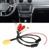 Picture of 6 Pin ISO Adapter, Mini 6 Pin ISO Adapter Aux Line Out 4 Chinch Kabel 4 RCA Plug for A2 A3 TT for Skoda