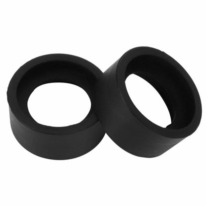 Picture of Eyepiece Protector, Binocular Eye Cups Replacement, 2Pcs 36mm Diameter Rubber Eyepiece Cover Accessory Guards for Stereo Microscope(Flat Angle)