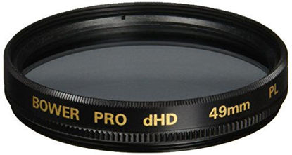 Picture of Bower FP49 49 mm Pro Digital High Definition Linear Polarizer Filter (Black)