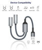 Picture of Elebase USB Male to Double USB C Female Adapter,Type A Charger Cable Dual Two 2 Splitter for MagSafe,Apple Watch iWatch Series 7,AirPods 4,iPhone 16 15 14 13 Pro Max,SE,iPad 9 10 Air 5 Mini 6 Gen