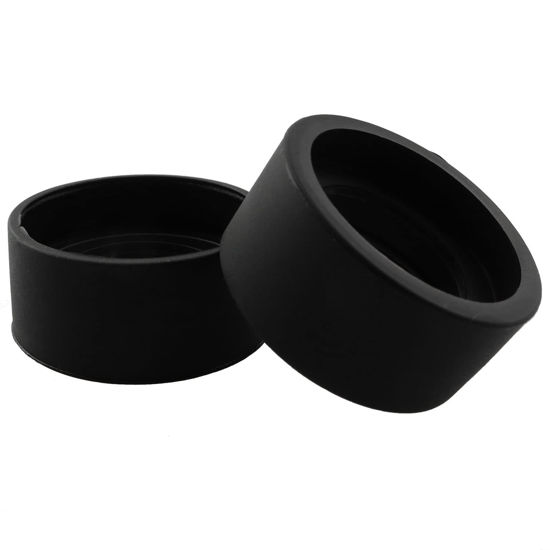 Picture of LQ Industrial Eyepiece Eye Cup 1Pair Soft Rubber Eyepiece Cover Eyepiece Guard for 32-36mm Stereo Microscope(Flat Angle)