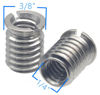 Picture of HITHUT Stainless Steel 1/4"-20 Female to 3/8"-16 Male Screw Adapter 4 Pieces 12.5mm Height