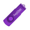 Picture of SamData 128GB USB Flash Drives 1 Pack 128GB Thumb Drives Memory Stick Jump Drive with LED Light for Storage and Backup (1 Pack Purple)