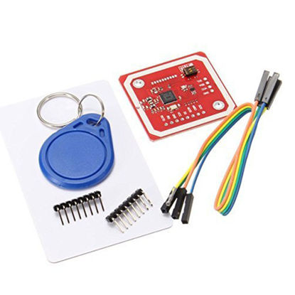 Picture of HiLetgo PN532 NFC NXP RFID Module V3 Kit Near Field Communication Reader Module Kit I2C SPI HSU with S50 White Card Key Card for Arduino Raspberry Pi DIY Smart Phone Android Phone