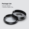 Picture of OLAIKE Anti-Glare 35mm Circular Polariser Lens Compatible with 70mai Dash Cam 1S/M300, Lens Protection for Dash Cam, Ultra-Slim CPL Filter, Reduce Reflection & Colour Corrected