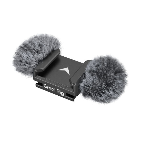 Picture of SmallRig Noise-Reduction Windsheild Made of Nylon and Fiber, with Cold Shoe Adapter and Rubber Cushions for Nikon Z 30-3859