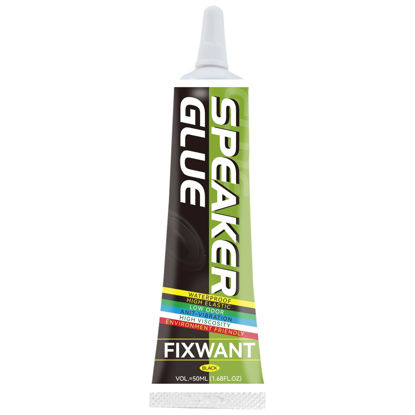 Picture of FIXWANT Loud Speaker Repair Glue Foam Side Dust Cap Rubber Edge Cone Basin Strong Adhesive 50ML/1.68 fl.oz (1)