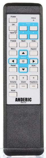 Picture of Anderic RR3720 Projector Remote Universal for Projectors Including LCD DLP Projector Remote Control - Works Most projectors - Compatible with Most All Projector Brands - has Learning Ability and More