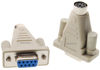 Picture of CablesOnline 2-Pack PS/2 MiniDin6 Female to DB9 Serial Female Mouse Adapter, AD-M01-2