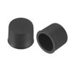 Picture of uxcell 30pcs Silicone RCA Port Anti-Dust Stopper Cap Cover Black