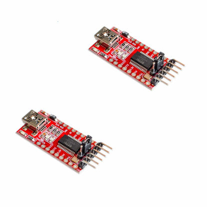 Picture of Comimark 2Pcs FT232RL FTDI USB 3.3V 5.5V to TTL Serial Adapter Module for Arduino Mini Ports