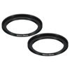 Picture of PATIKIL 43mm-49mm Metal Step Up Ring, 2 Pack Camera Lens Filter Adapter Ring Aluminum Filter Adapter Ring for Camera Lenses Hood, Black