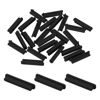 Picture of MECCANIXITY 25pcs SD Port Duct Covers Caps Silicone Plugs Protector for Laptop Camera Female SD Plug, Black