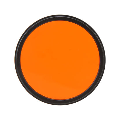 Picture of 52mm Camera Lens Filter, Camera Lens Filter Optical Glass Camera Lens Filter for Nikon for Fujifilm Digital Cameras Series (Orange)