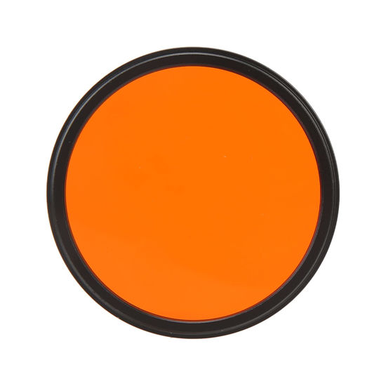 Picture of 52mm Camera Lens Filter, Camera Lens Filter Optical Glass Camera Lens Filter for Nikon for Fujifilm Digital Cameras Series (Orange)