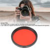 Picture of 52mm Camera Lens Filter, Camera Lens Filter Optical Glass Camera Lens Filter for Nikon for Fujifilm Digital Cameras Series (Orange)