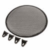 Picture of Prettyia 1Pack 12inch Mesh Round Car Speaker Cover, Decoration Loudspeaker Grill, Metal & Durable Black