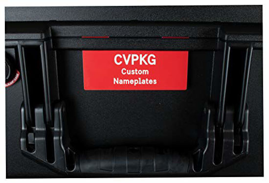 Picture of Custom Nameplate for Pelican 1615 Air (2 Text Lines, Red)