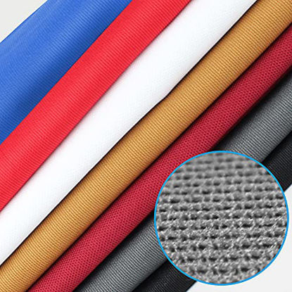 Picture of Speaker Cloth Stereo Grill Fabric Mesh Replacement for Acoustic Equipment Speakers-Also for Architecture,Home Application and Clothing Fabric-Dustproof and Buffer Protection-Gray (22" x 54")