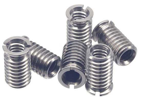 Picture of HITHUT Stainless Steel 1/4"-20 Female to 3/8"-16 Male Convert Screw Adapter 6 Pieces 16.5mm Height