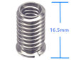 Picture of HITHUT Stainless Steel 1/4"-20 Female to 3/8"-16 Male Convert Screw Adapter 6 Pieces 16.5mm Height