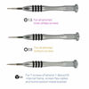 Picture of iPhone Screwdriver Repair Tool Kit,1.5mm PH000 Phillips,0.8mm Star P2 Pentalobe,Y0.6 Tri-Point Y000 Tri-Wing Screworiver for Apple iPhone X/8/8 Plus, 7/7Plus,6P/6S/6/5S/5/5C/4S/4/SE,iPod,iTouch