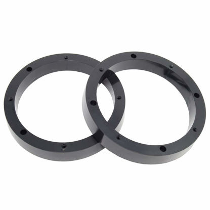 Picture of 1 Pair 8.5" Plastic Speaker Spacer Rings - Subwoofer Mid Range Custom Installation Mounting Adapter