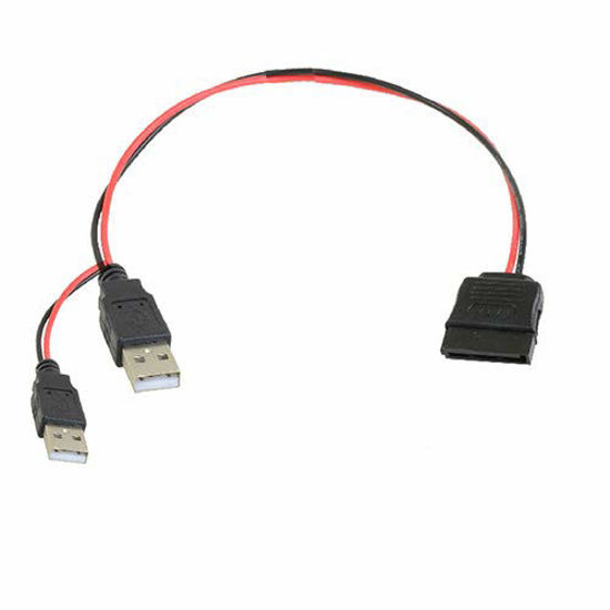 Picture of Mustpoint USB to SATA Power Cable for 2.5''SATA HDD SSD Hard Disk Driver Useful