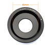 Picture of Fotasy 16mm C Mount Cine Movie Lens to Cannon EOS RF Mount Adapter, C EOS R Adapter, Cine RF Ring, Infinity Focus, Compatible with Canon EOS R Mirrorless Camera EOS R RP Ra R3 R5 R6 R7 R10