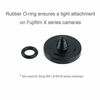 Picture of Foto&Tech Assorted Soft Shutter Release Button Compatible with Fuji X-T20 X-T10 X-T3 X-T2 X-PRO2 X-PRO1 X100F, Sony RX1RII RX10 IV III II, Lecia M10 M9, Nikon Df F3 (2PC, Red+BK)