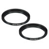 Picture of PATIKIL 43mm-46mm Metal Step Up Ring, 2 Pack Camera Lens Filter Adapter Ring Aluminum Filter Adapter Ring for Camera Lenses Hood, Black