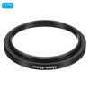 Picture of PATIKIL 43mm-46mm Metal Step Up Ring, 2 Pack Camera Lens Filter Adapter Ring Aluminum Filter Adapter Ring for Camera Lenses Hood, Black