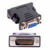 Picture of Cablecc LFH DMS-59pin Male to 15Pin VGA RGB Female Extension Adapter for PC Graphics Card