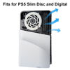 Picture of PS5 Slim SSD Heatsink Cover, Heat Dissipation Solution of PS5 Slim M.2 SSD Expansion Slot, Fit for PS5 Slim SSD Heatsink, New Breathable Hole, Cooling and Dust Proof, Aluminum, Black