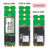 Picture of NFHK 2pcs/lot M2 NGFF NVME M.2 Extended Adapter Card Transfer 2230 2242 2260 2280 Change to Long Size SSD