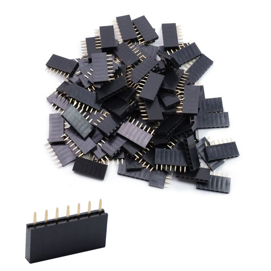 Picture of Dahszhi Female PCB Header 7 Way 2.54mm Pitch Connector - 100 pcs