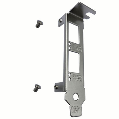 Picture of BestParts New Generic Short Low Profile Bracket for Intel E10G42BTDA X520-DA2 E10G42BFSR X520-SR2 X520-LR2 X710-DA2 JL82599ES E33052-003