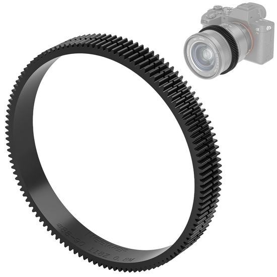 Picture of NEEWER PG008 Seamless Follow Focus Gear Ring 0.8 MOD for ø88-90mm Lens, Compatible with SmallRig Compatible with Tilta NEEWER Follow Focus for Canon Sony Nikon Fujifilm Panasonic Sigma Lens