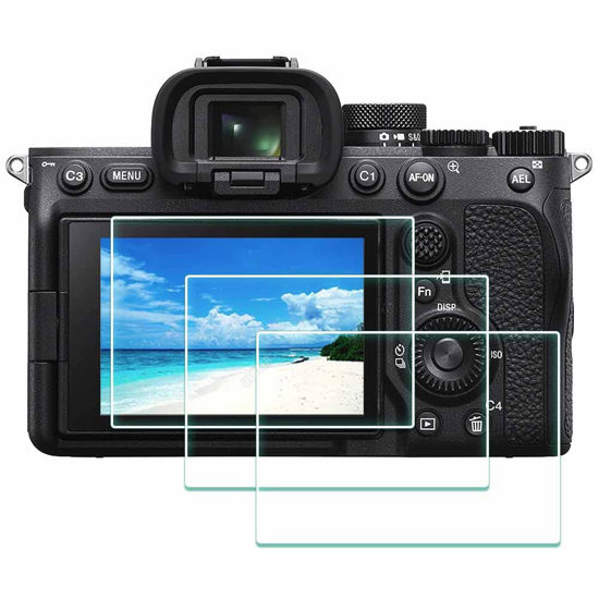 Picture of ULBTER Screen Protector for Sony Alpha ZV-E10 II ZVE10 II/ZV-E1 ZVE1 A7 IV Alpha 7 IV A7IV 7IV Camera, 0.3mm 9H Hardness Tempered Glass Cover Anti-Scrach Anti-Fingerprint [3 pieces]