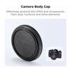 Picture of K&F Concept FD Mount Rear Lens Cap & Body Cap Cover & Hot Shoe Cover Kit, FD Lens Cap, FD Mount Back Cap, FD Cap for Canon F-1 FTb AE-1 A-1 AT-1 AV-1 AL-1 T60 T70 T80 T90